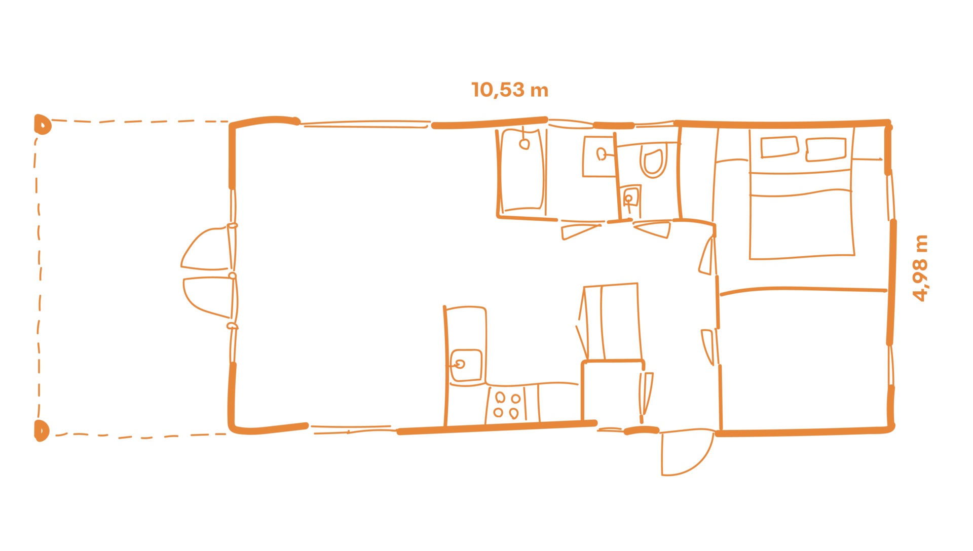 Grundriss Mobilheim LACET Nova