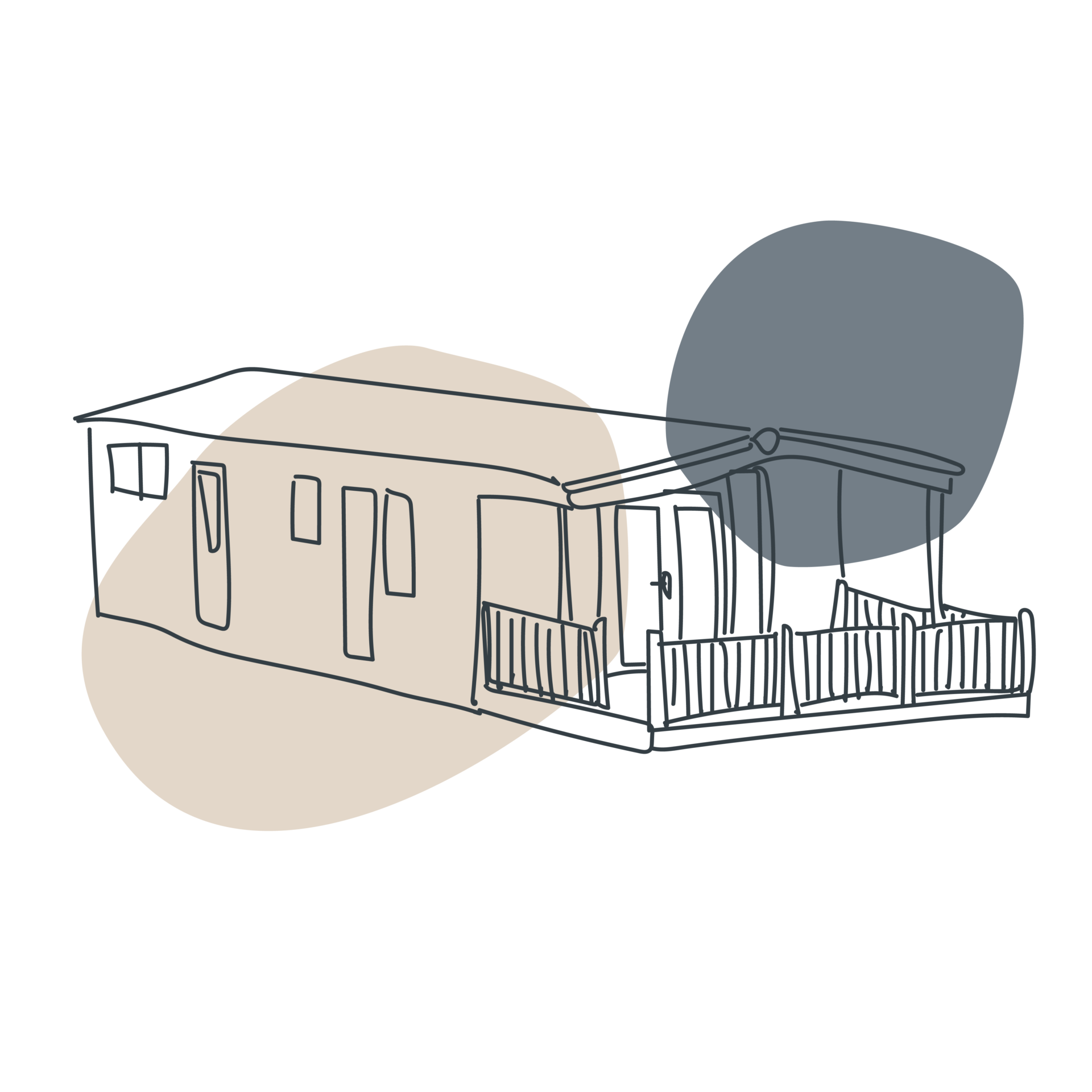 LACET Illustration großes Mobilheim