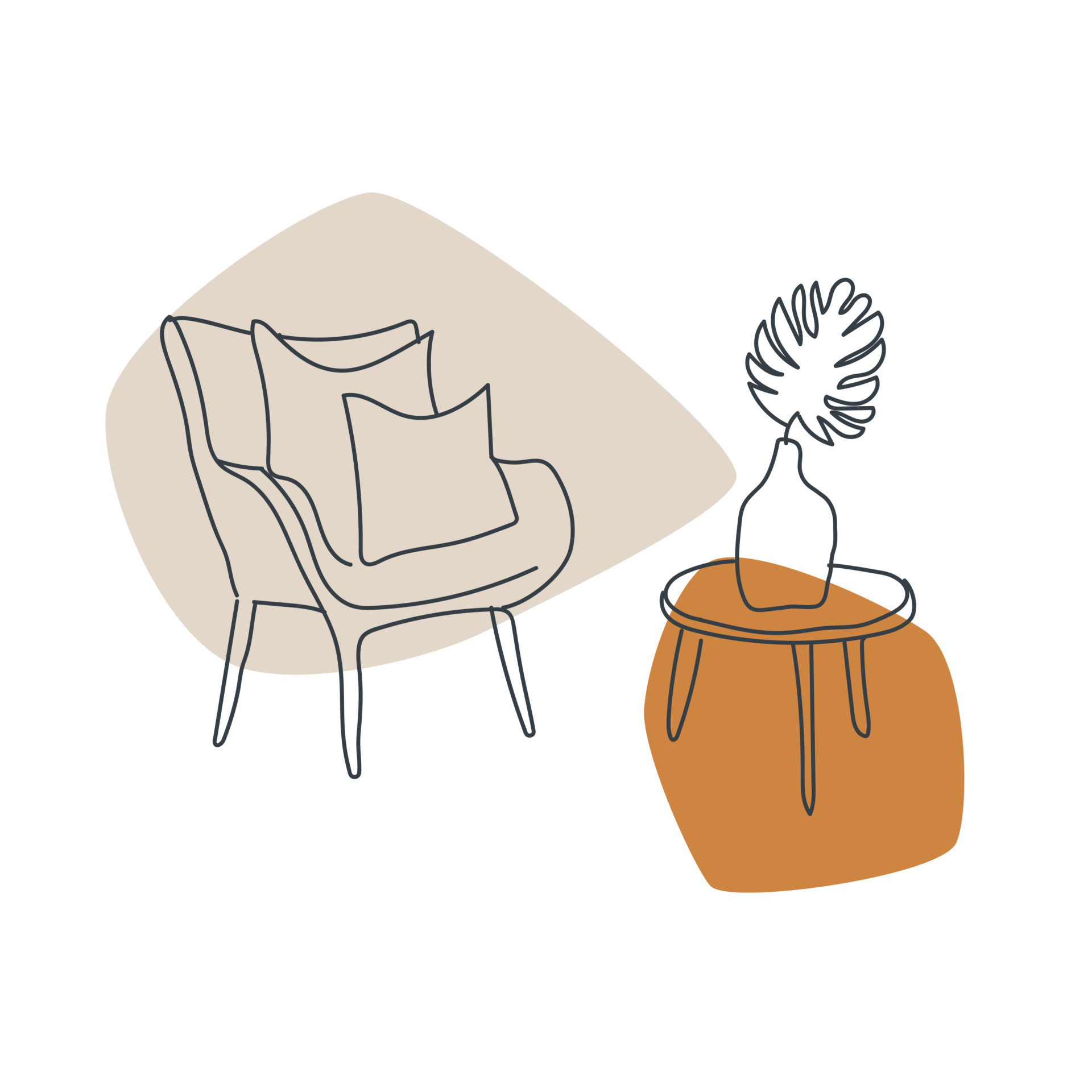 LACET Illustration Wohnzimmer